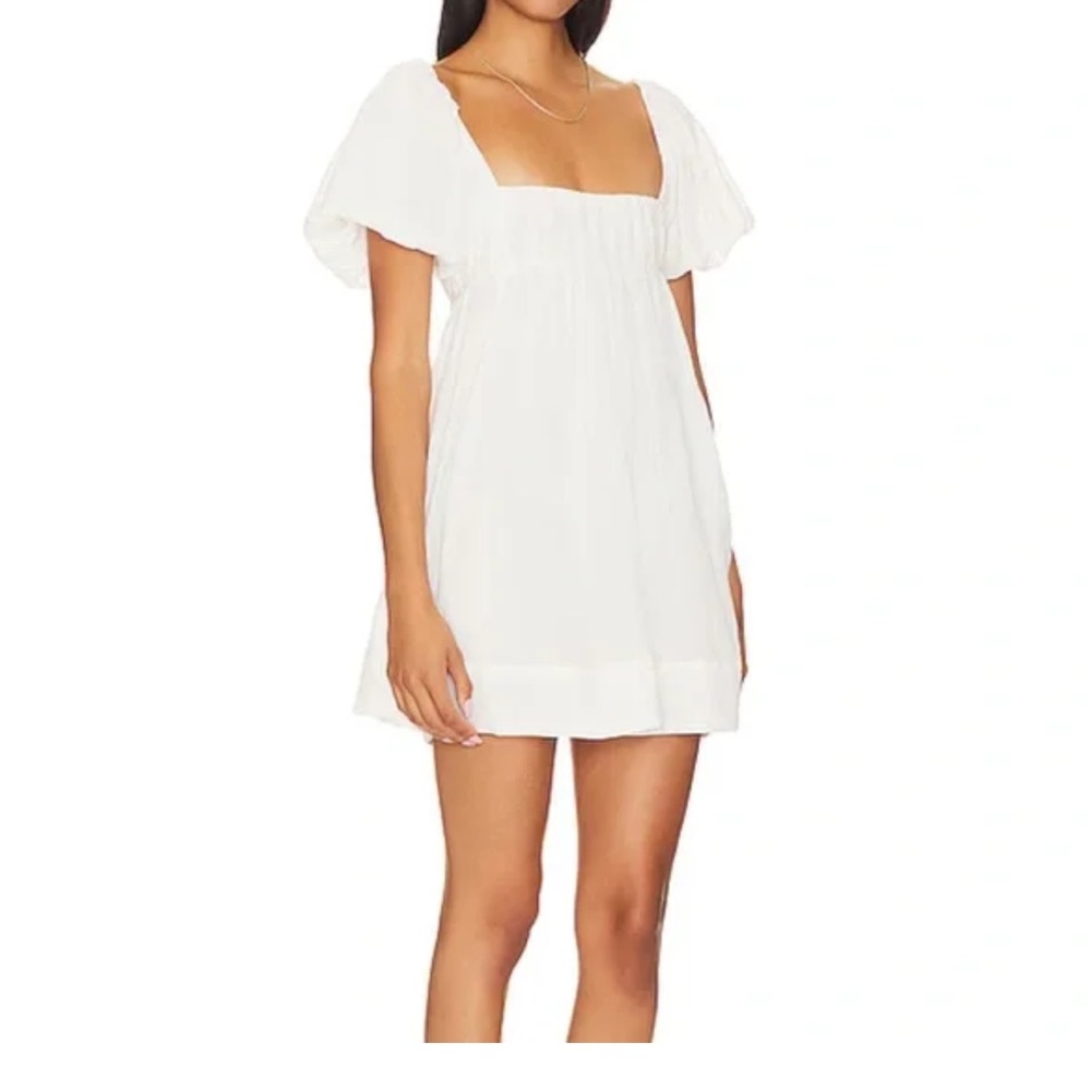 Free People White Marina Mini Dress